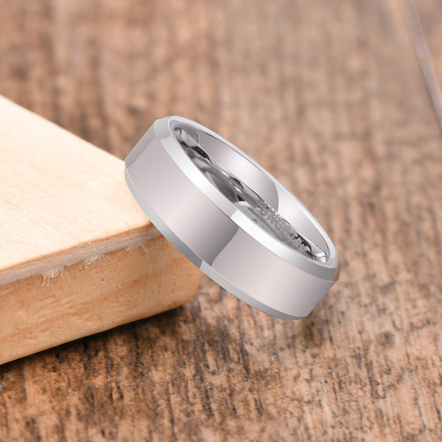 タングステンカーバイド リング 6mm幅｜IPメッキ加工＆マット仕上げ 指輪（ブラック／ブルー／ゴールド／ローズゴールド）タングステンカーバイド リング 6mm幅｜IPメッキ加工＆マット仕上げ 指輪（ブラック／ブルー／ゴールド／ローズゴールド）