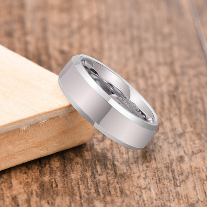 タングステンカーバイド リング 6mm幅｜IPメッキ加工＆マット仕上げ 指輪（ブラック／ブルー／ゴールド／ローズゴールド）タングステンカーバイド リング 6mm幅｜IPメッキ加工＆マット仕上げ 指輪（ブラック／ブルー／ゴールド／ローズゴールド）