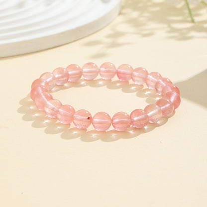 Rockyu ブレスレット レディース 天然石 ビーズブレスレット 瑪瑙 オニキス アンティーク風