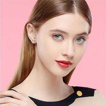 Rockyu ピアス レディース 肉球ハート シルバー925 ジルコニア アレルギー対応