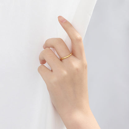 Rockyu タングステン細身リング レディース 2mm クラシック鏡面 指輪