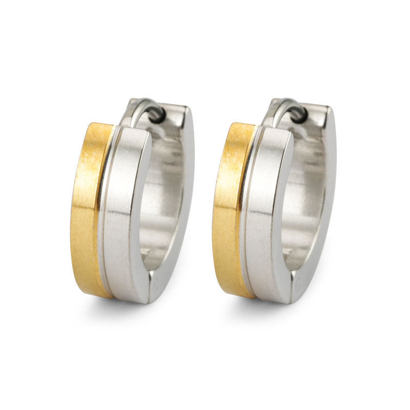 Rockyu リングピアス メンズ レディース フープピアス 小さめ ステンレス製 金属アレルギー対応