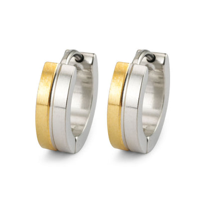 Rockyu リングピアス メンズ レディース フープピアス 小さめ ステンレス製 金属アレルギー対応