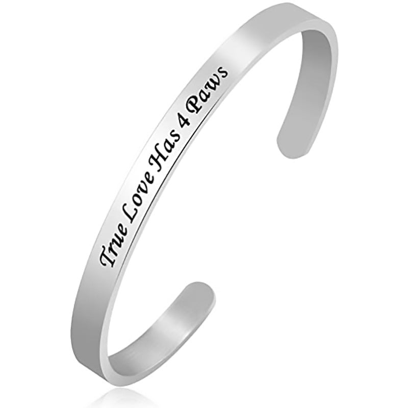 Rockyu ブランド ファッションアクセサリー フリーサイズブレスレット バングル シンプル メンズ レディース ステンレス ハワイアンジュエリー