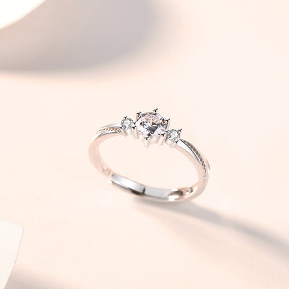 Rockyu ペアリング フリーサイズ カップル シルバー925 結婚指輪 ペアセット ジルコニア 斜めデザイン 愛の証明 結婚式 記念日 バレンタインデー プレゼント