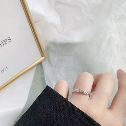 Rockyu 指輪 ペアリング メンズ レディース フリーサイズ 天使と悪魔 シルバー ブラック 925 純銀