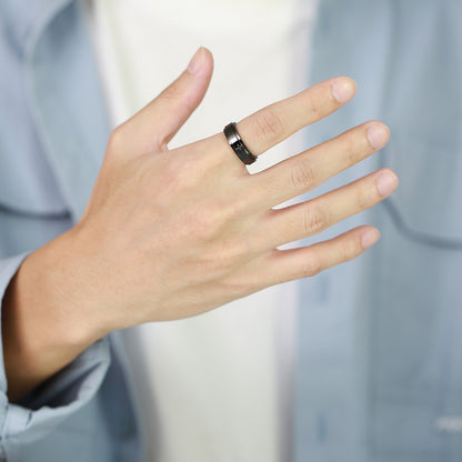 Rockyu メンズクロススピナーリング｜回転する十字架デザイン ステンレス指輪