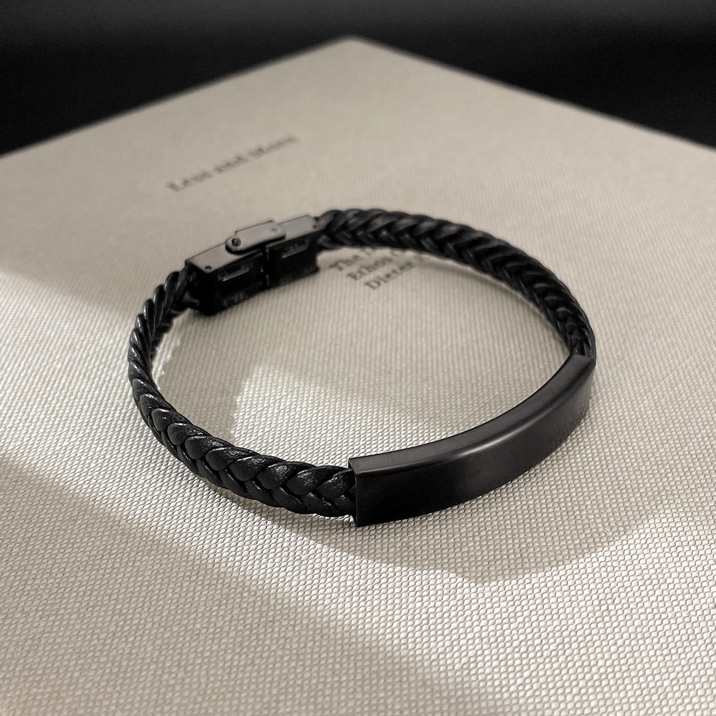 Rockyu ブレスレット メンズ バングル ステンレス レザーブレスレット ブラック 各種類ブレスレット チェーン アレルギー対応ブレスレット かっこいい ファッション アクセサリー