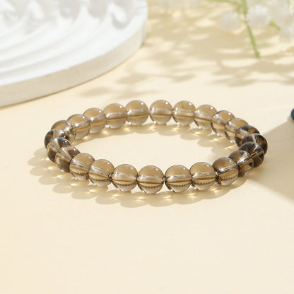 Rockyu ブレスレット レディース 天然石 ビーズブレスレット 瑪瑙 オニキス アンティーク風