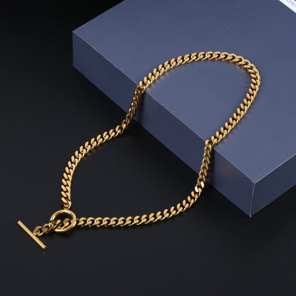 Rockyu ネックレス レディース ゴールド シルバー 喜平チェーン マンテルチョーカー チタン製 アクセサリー