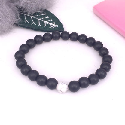 Rockyu ブレスレット メンズ レディース 天然石 数珠チェーン ステンレス アレルギー対応