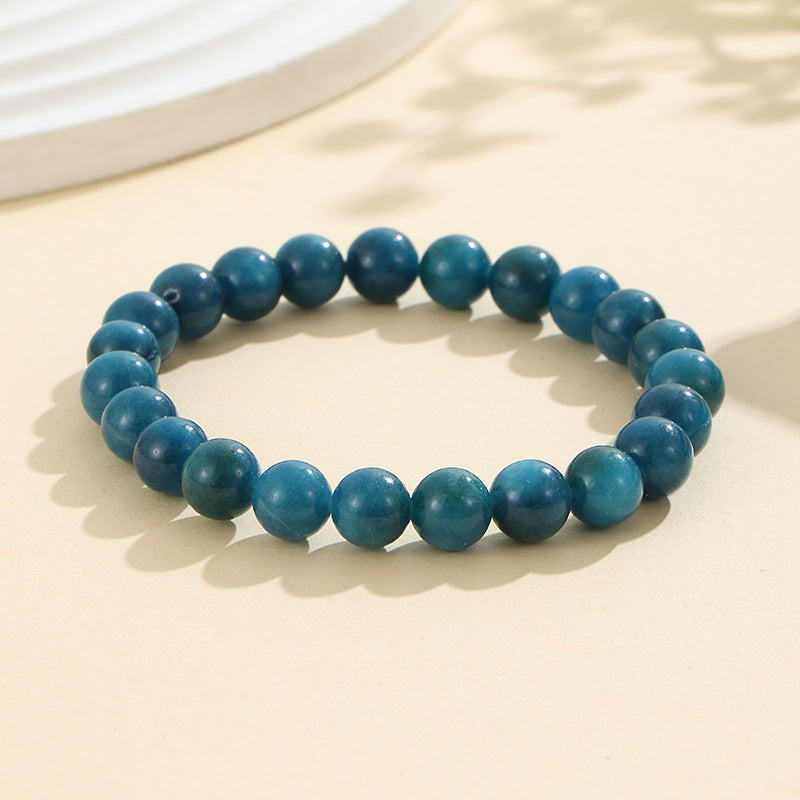 Rockyu ブレスレット レディース 天然石 ビーズブレスレット 瑪瑙 オニキス アンティーク風