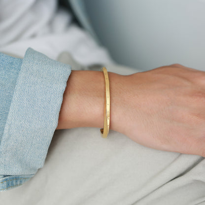 Rockyu ブレスレット メンズ モービウスデザイン バイキング符号 ステンレス オープン C型