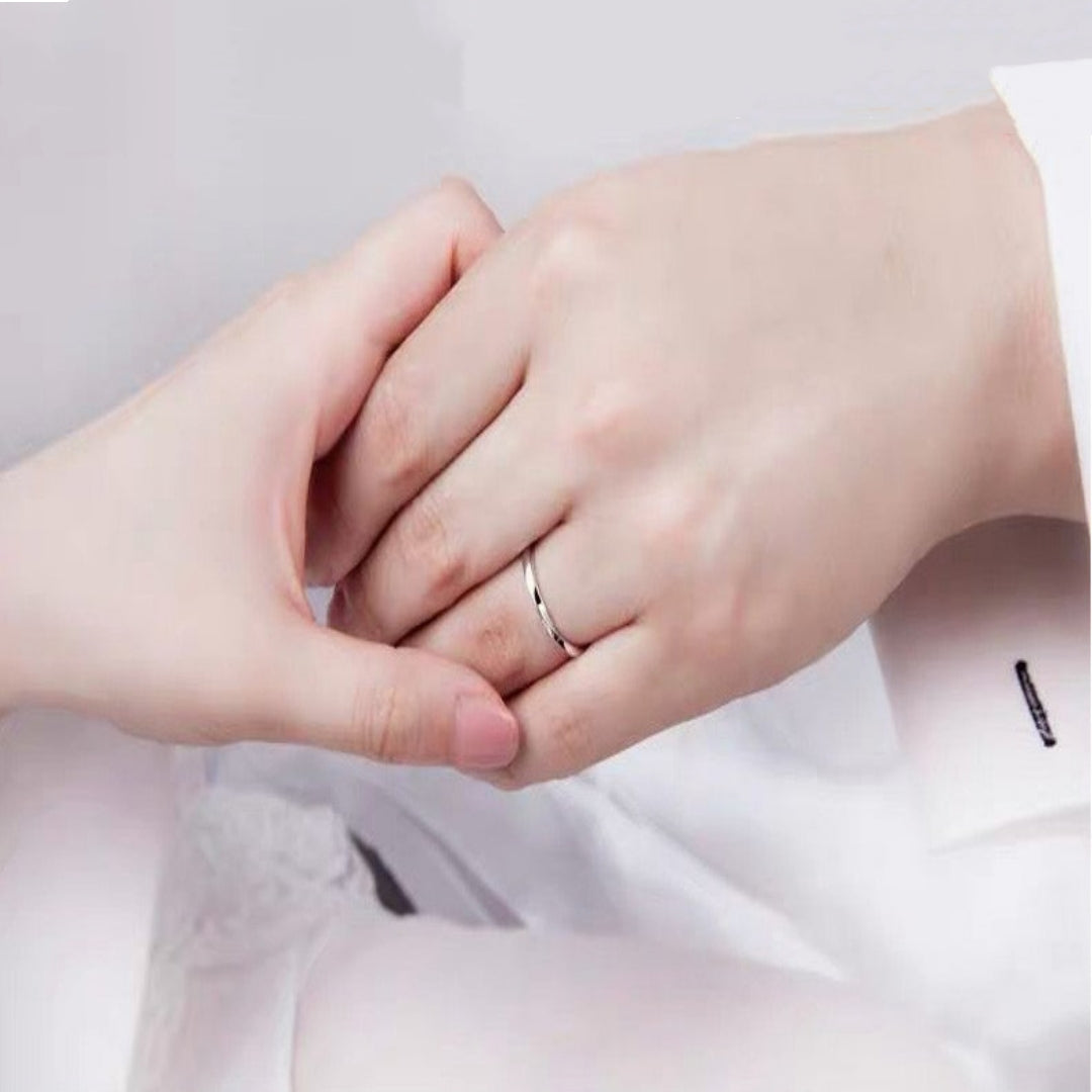 Rockyu ツイストデザイン ペアリング｜シルバー925 フリーサイズ 結婚・婚約指輪