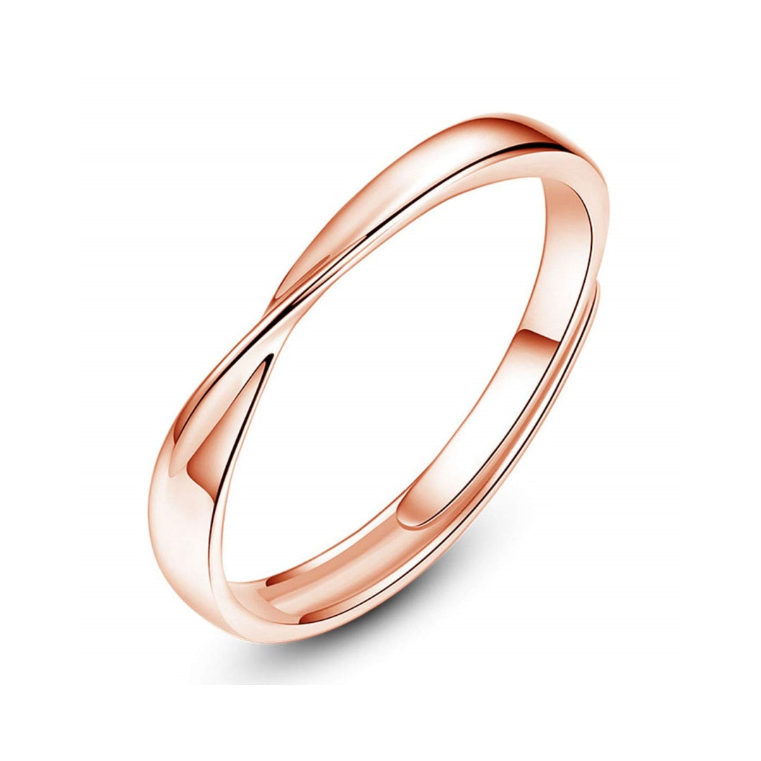 Rockyu ツイストデザイン ペアリング｜シルバー925 フリーサイズ 結婚・婚約指輪