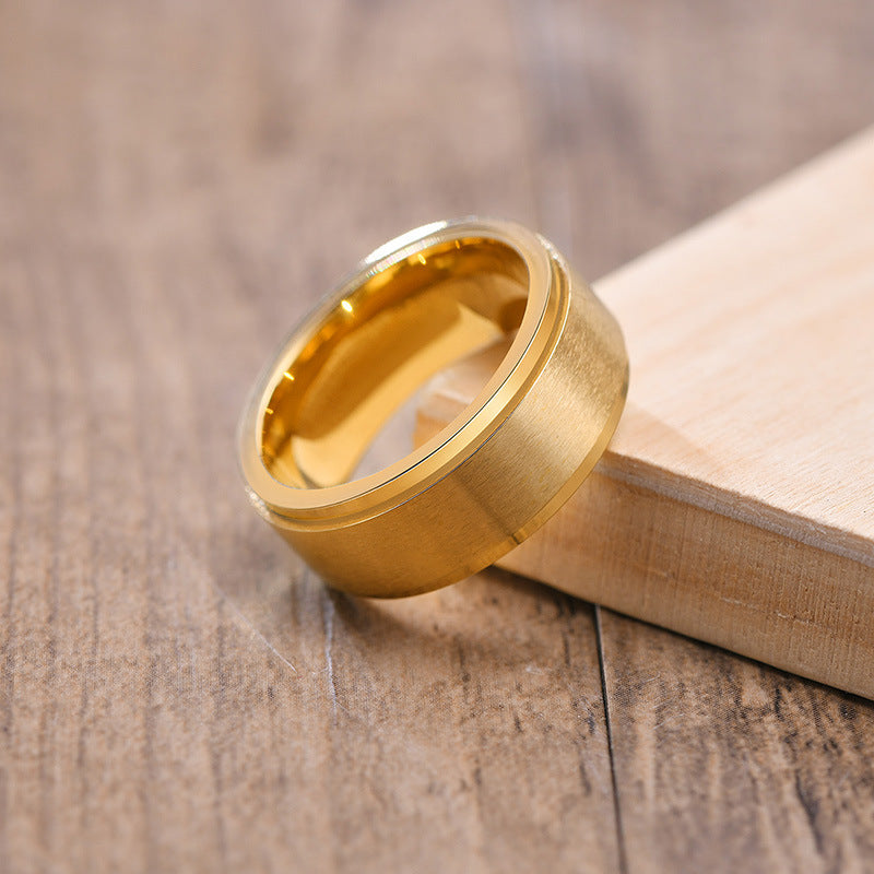 Rockyu ステンレススピナーリング メンズ｜シンプル＆重厚感の3色展開