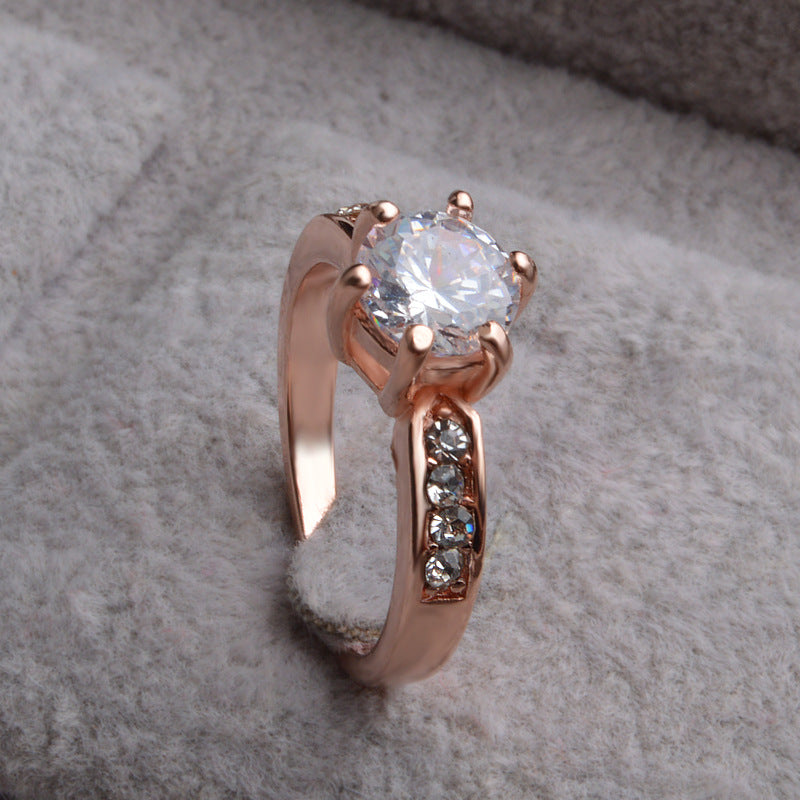 ハワイアンジュエリー リング レディース 18金ピンクゴールド ジルコニアの輝きが美しい上品な指輪