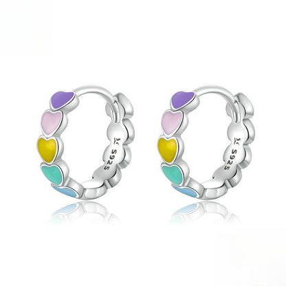 Rockyu ブレスレット レディース シルバー ハートブレスレット 調整可能 純銀製 金属アレルギー対応 ギフト