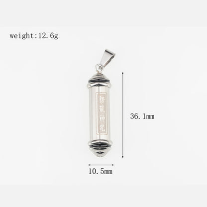 Rockyu ネックレス メンズ メモリアル 遺骨入れ ステンレス ゴールド＆シルバー お守りペンダント